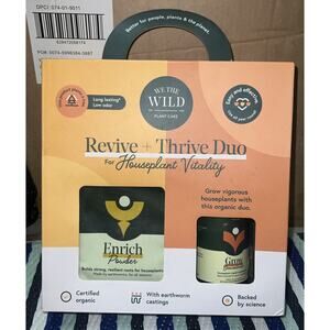 We The Wild Revive & Thrive Duo For Houseplant Vitality Plant Care Kit New